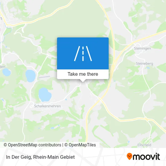 In Der Geig map