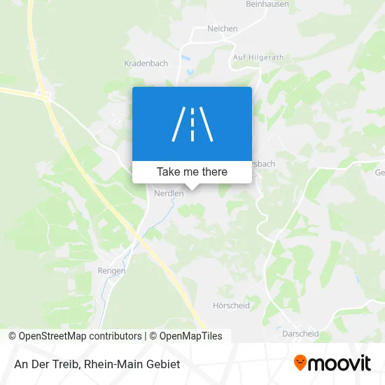 An Der Treib map