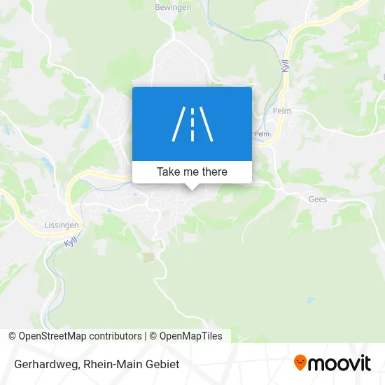 Gerhardweg map