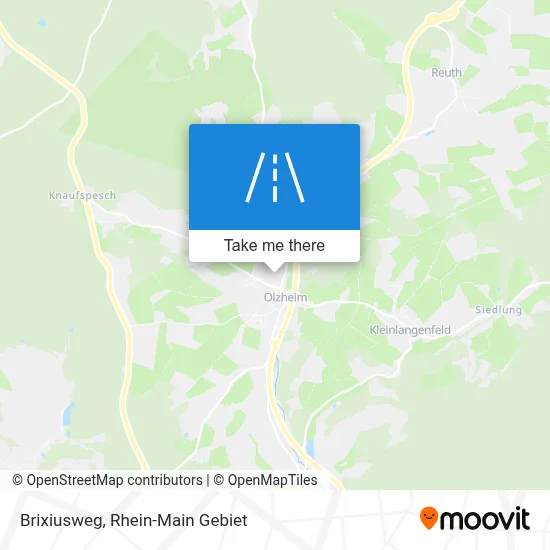 Brixiusweg map