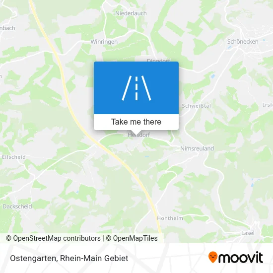 Ostengarten map