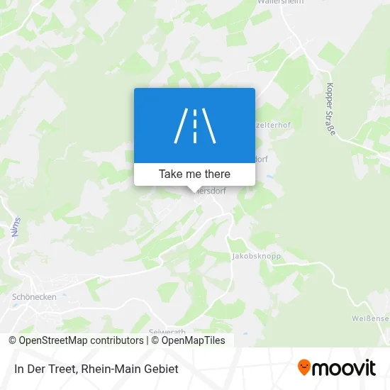 In Der Treet map