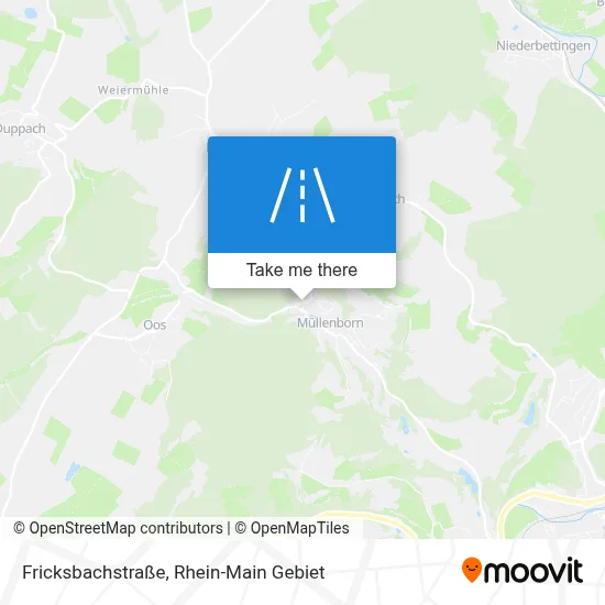Fricksbachstraße map