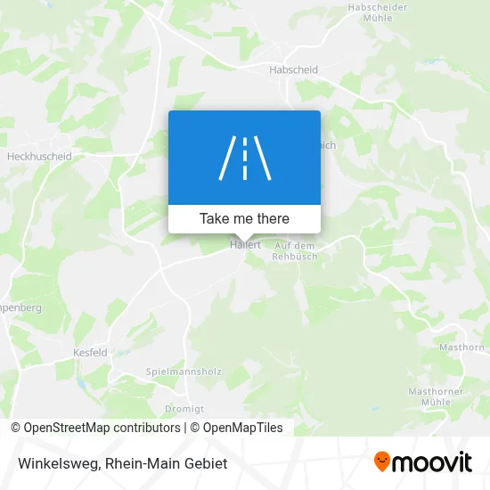 Winkelsweg map