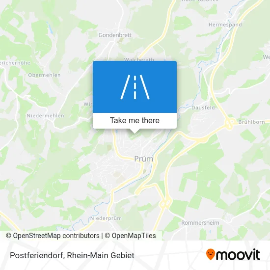 Postferiendorf map