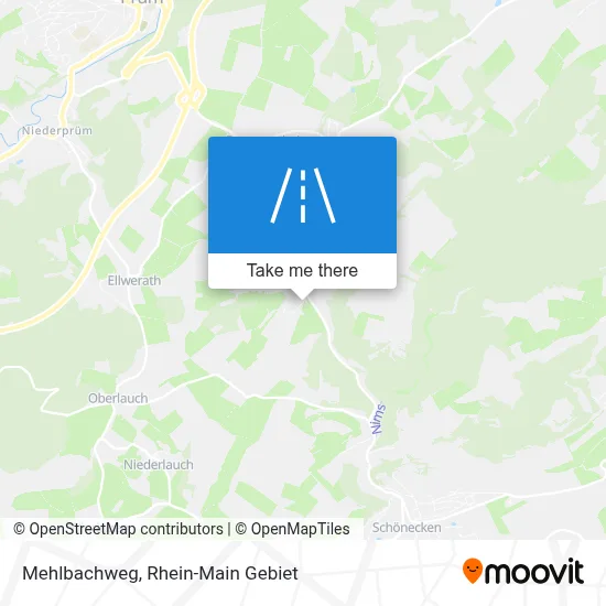Mehlbachweg map