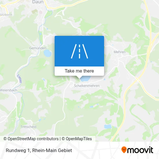 Rundweg 1 map