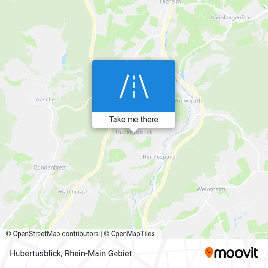 Hubertusblick map