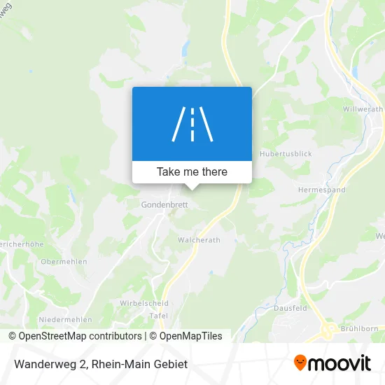 Wanderweg 2 map