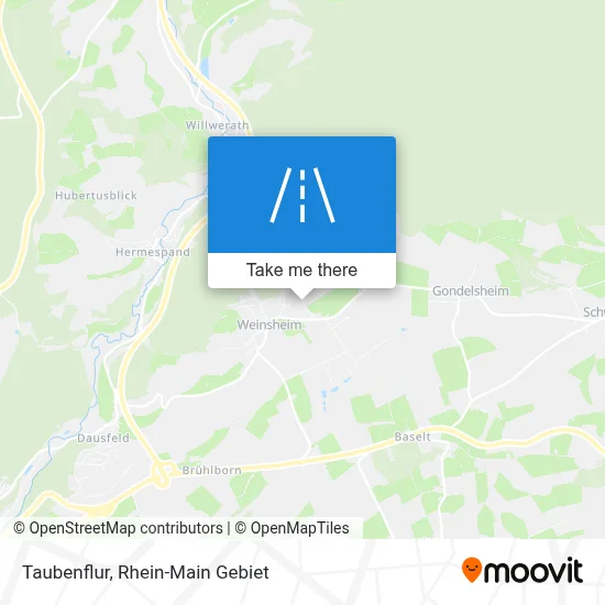 Taubenflur map