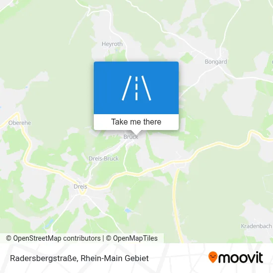 Radersbergstraße map