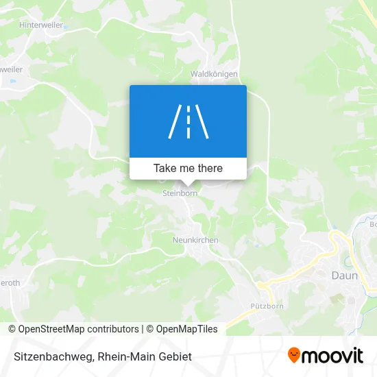 Sitzenbachweg map
