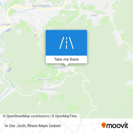 In Der Joch map