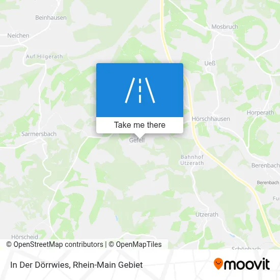 In Der Dörrwies map