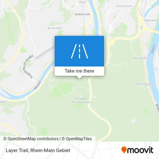 Layer Trail map