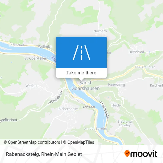 Rabenacksteig map