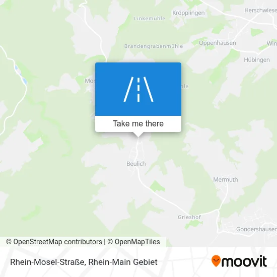 Rhein-Mosel-Straße map