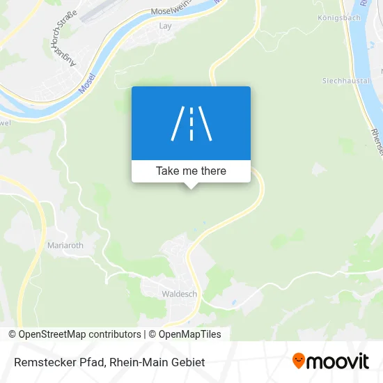 Remstecker Pfad map