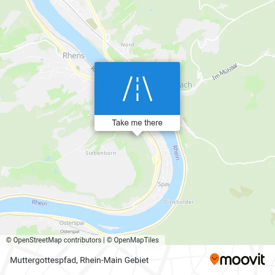 Muttergottespfad map