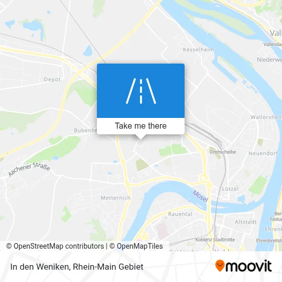 In den Weniken map