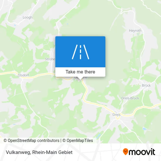 Vulkanweg map