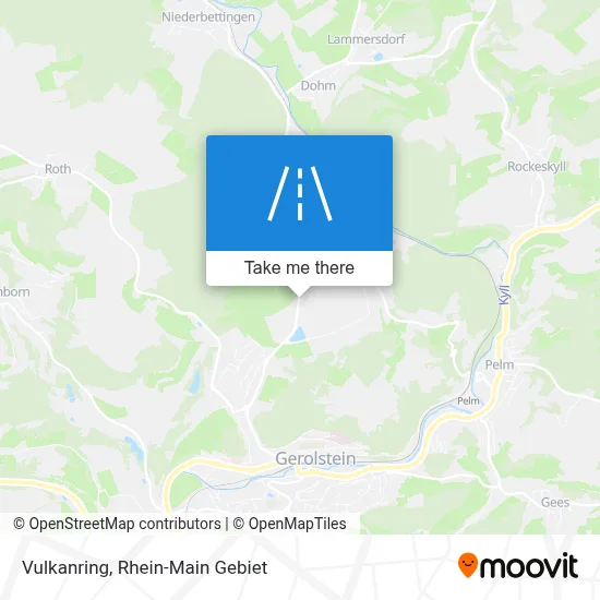 Vulkanring map