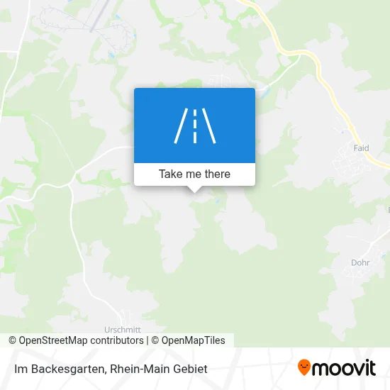 Im Backesgarten map