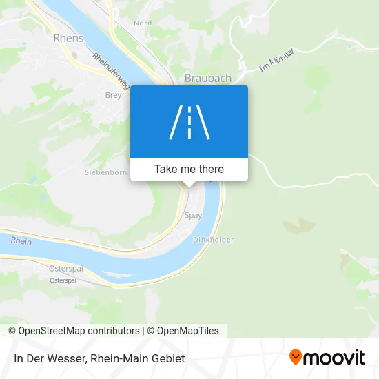 In Der Wesser map