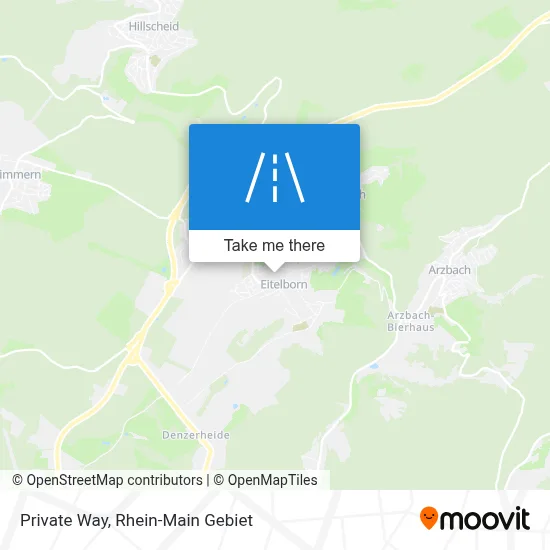 Privatweg map
