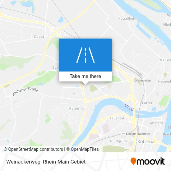 Weinackerweg map