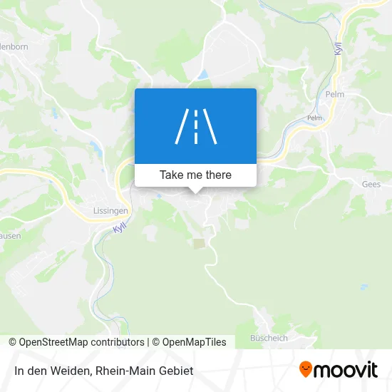 In den Weiden map