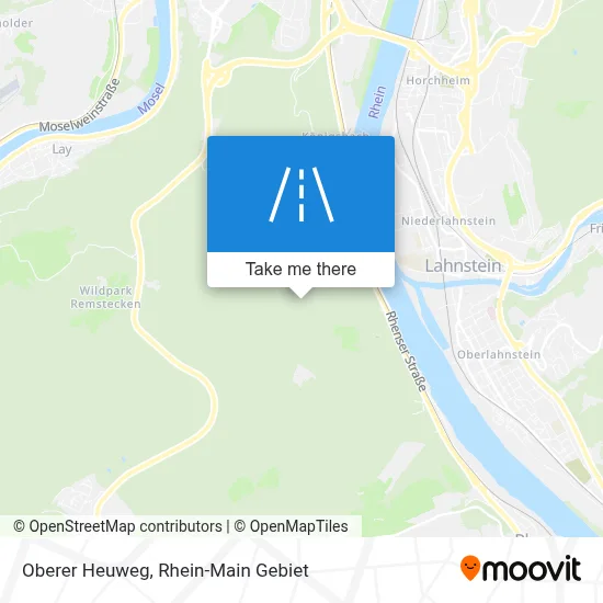Oberer Heuweg map