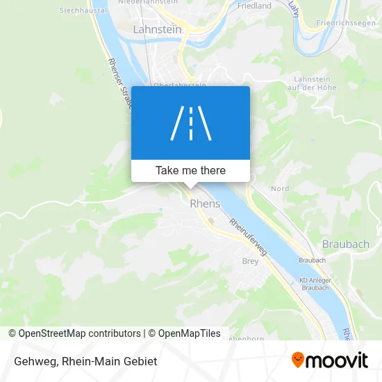 Gehweg map