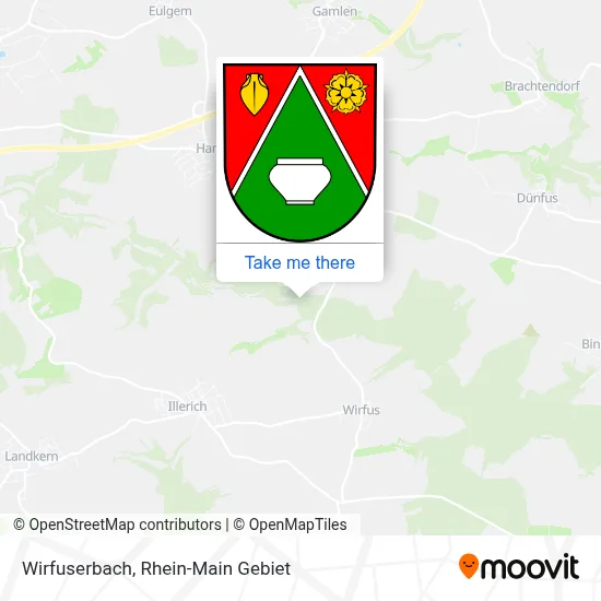 Wirfuserbach map