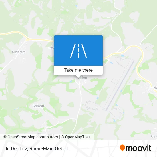 In Der Litz map