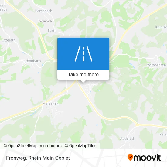 Fronweg map
