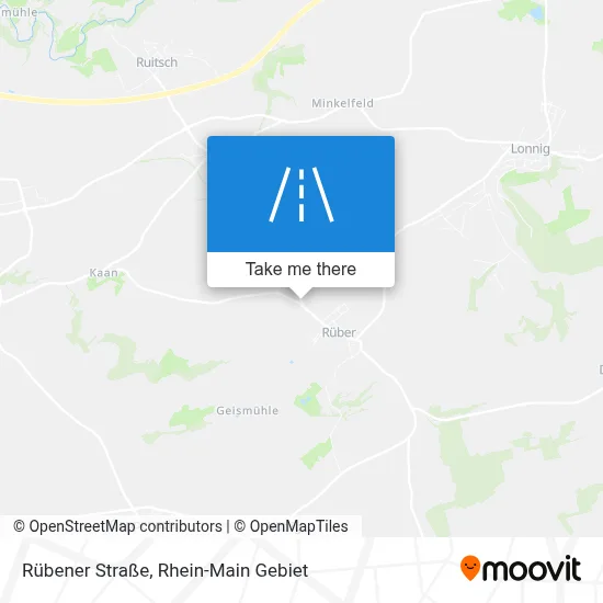 Rübener Straße map