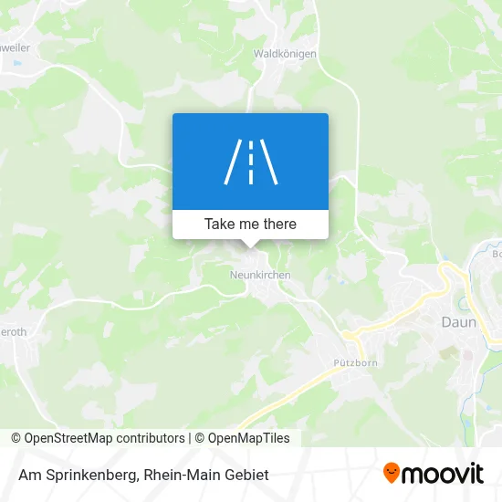 Am Sprinkenberg map