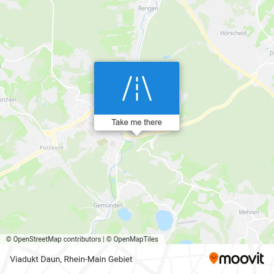 Viadukt Daun map