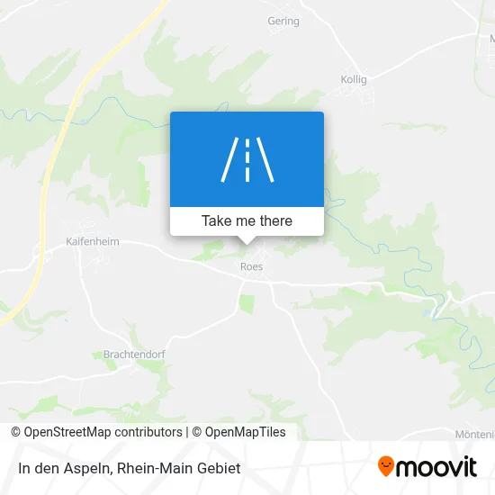 In den Aspeln map