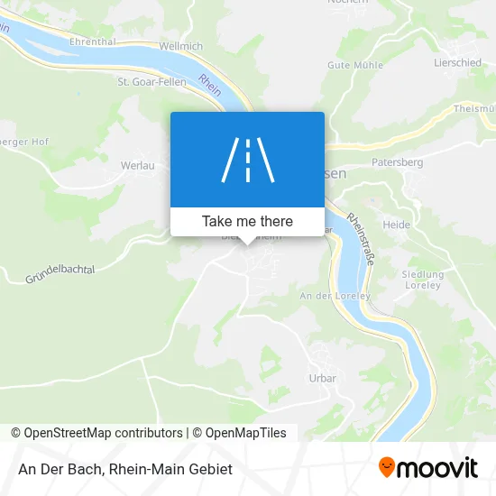 An Der Bach map