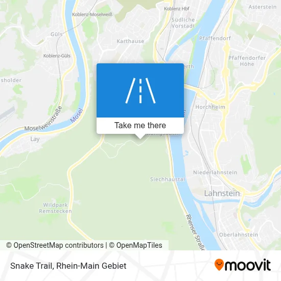Snake Trail map