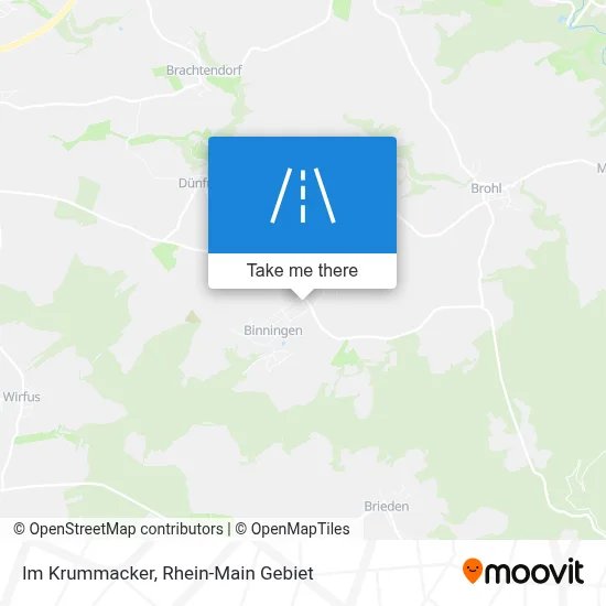 Im Krummacker map