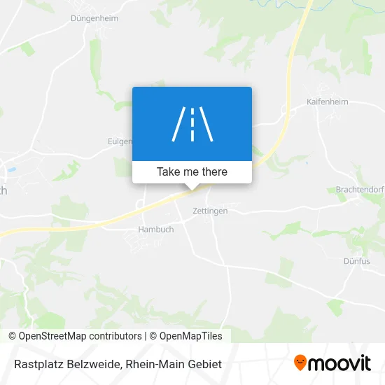 Rastplatz Belzweide map