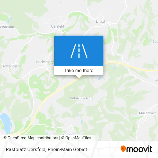 Rastplatz Uersfeld map