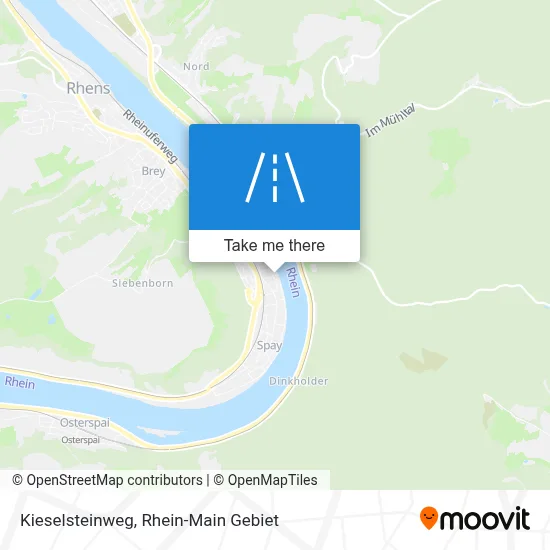 Kieselsteinweg map