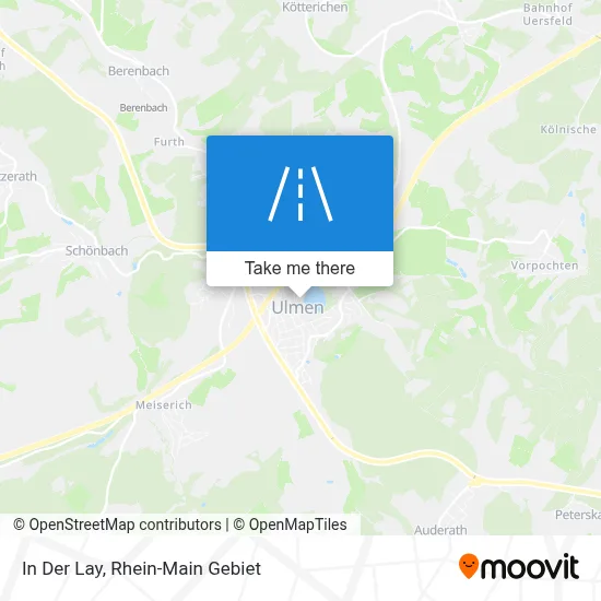 In Der Lay map