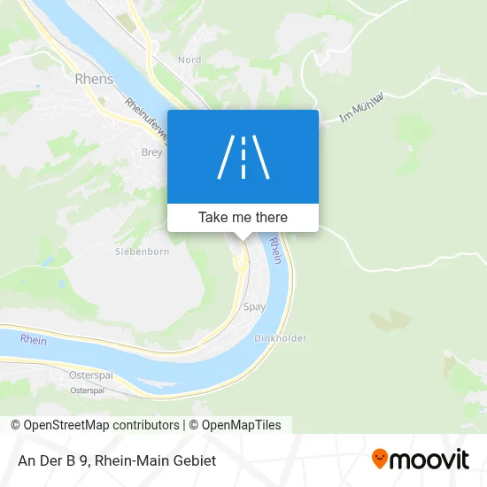 An Der B 9 map
