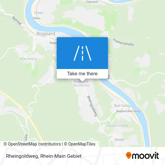 Rheingoldweg map