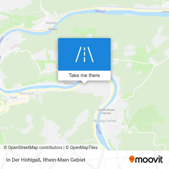 In Der Hohlgaß map
